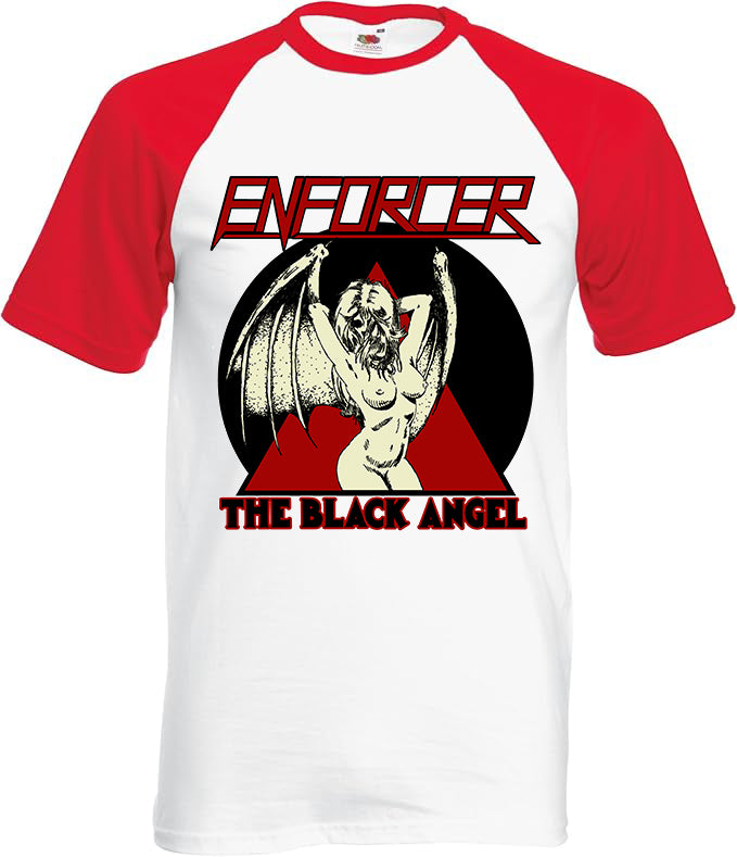 Black Angel Baseball Shirt