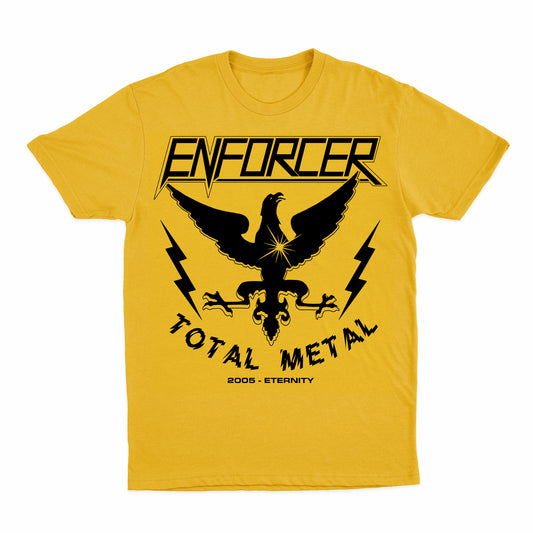 TOTAL METAL Yellow t-shirt